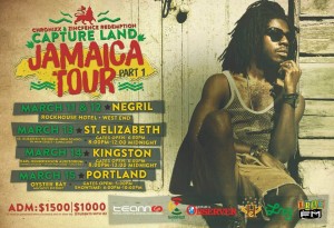 Gira de Capture Land Jamaica @ Jamaica | Negril | St Elizabeth | Kingston| Portland