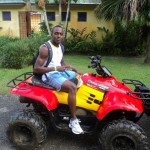 Winner Mosquera chillin' in Ocho Rios (Nov 2011)