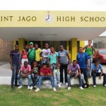 Colombian junior athletes visit St Jago High School in Spanish Town (Nov 2011)